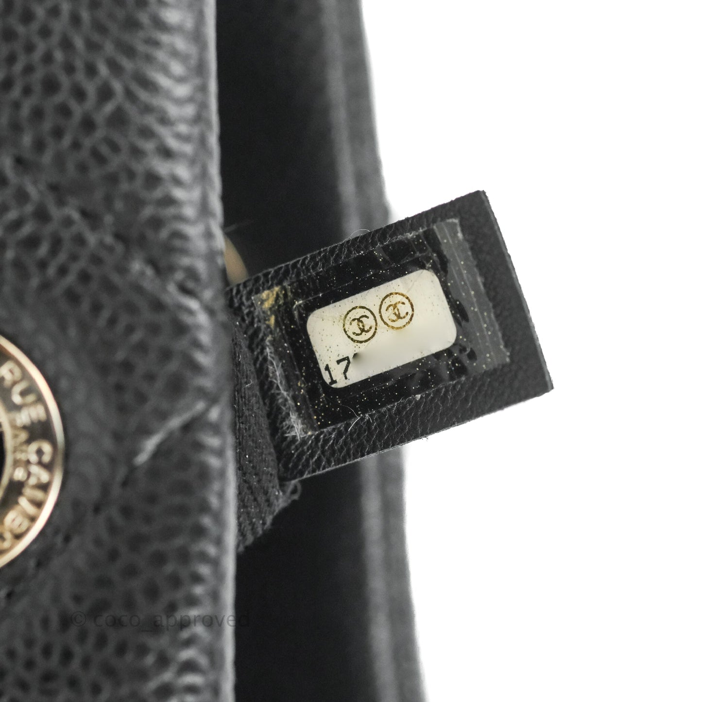 Chanel Quilted Caviar Leather Timeless CC Soft Shopping Tote Bag Black