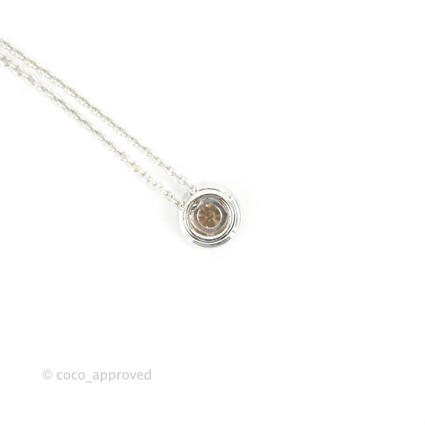 De Beers Champagne Aura Fancy Dark Round Diamond Pendant 0.34ct