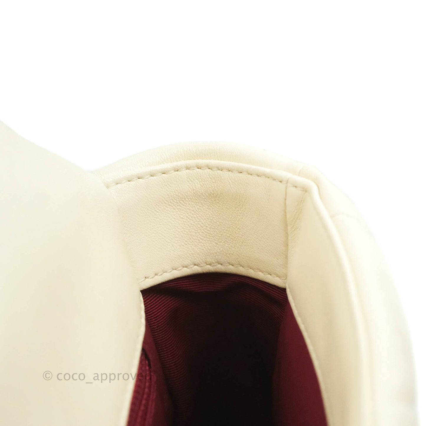 Chanel 19 Small White Mixed Hardware