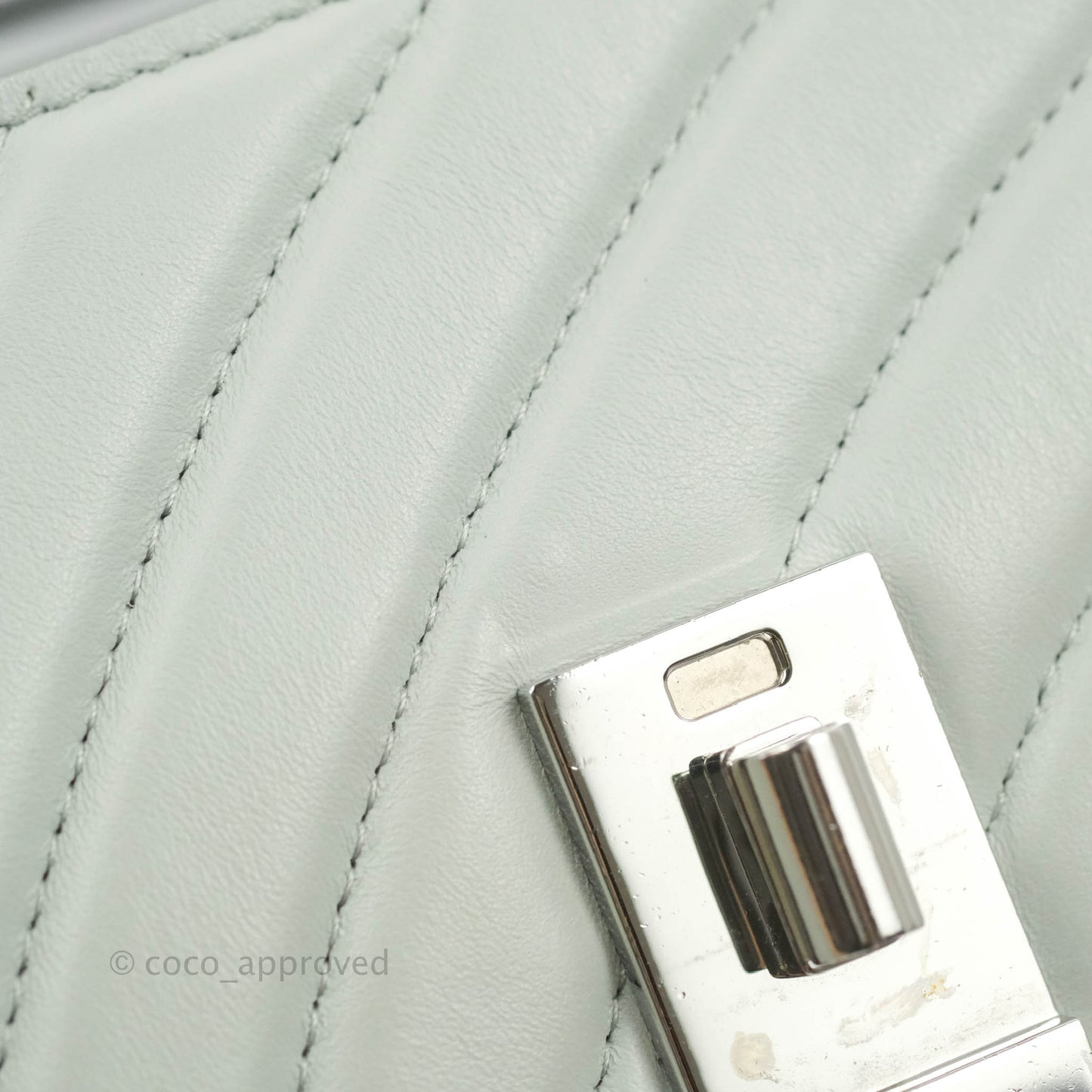Chloe Quilted Mini Drew Bijou Crossbody Bag Airy Grey Smooth Calfskin Silver Hardware