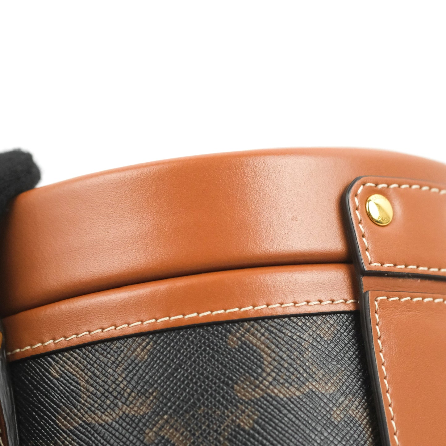 Celine Small Tambour Triomphe Canvas