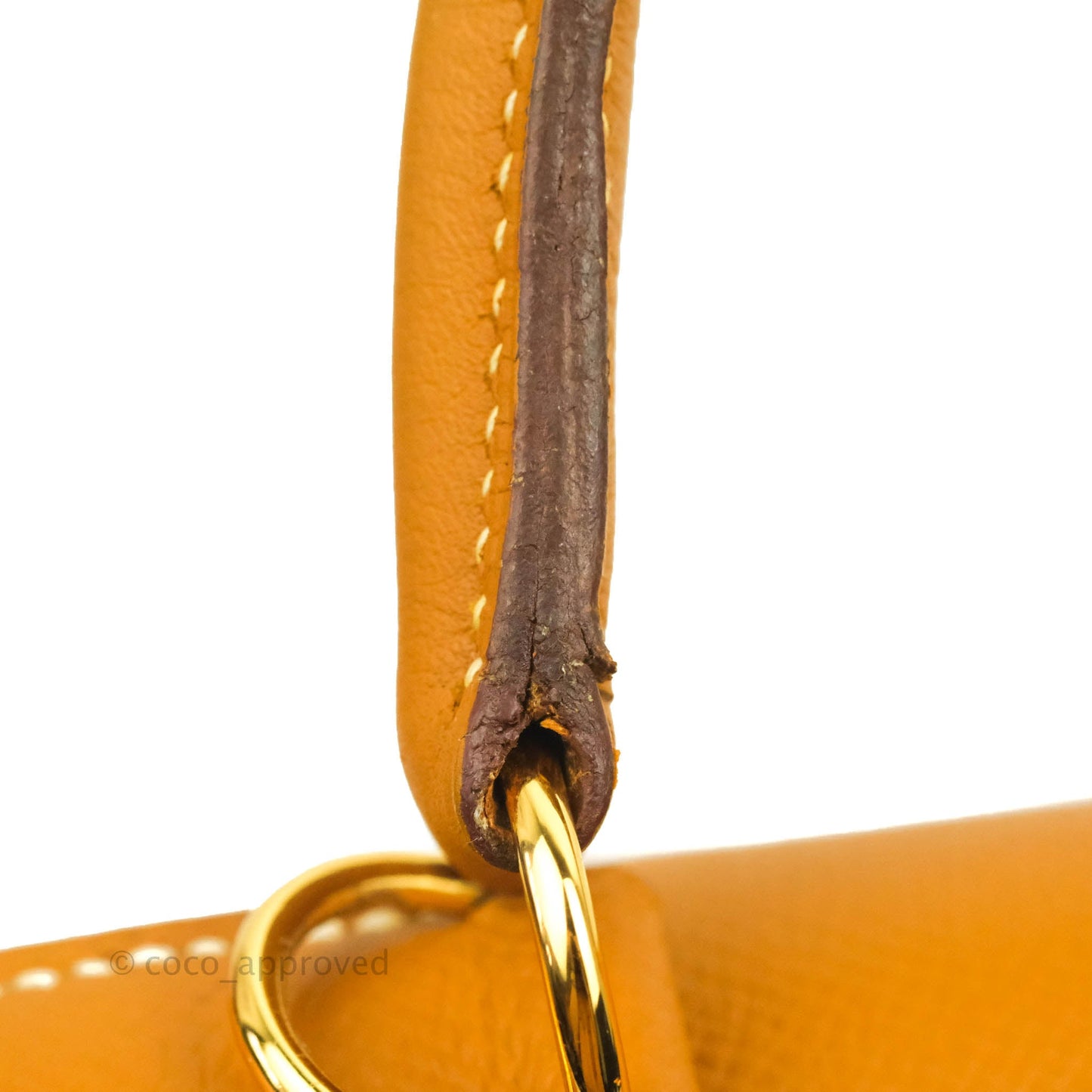 Hermès Vintage Kelly 28 Gold Epsom Gold Hardware