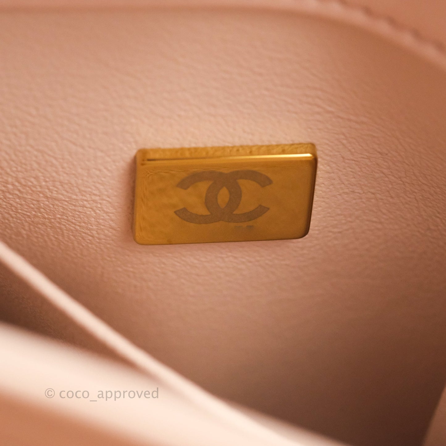 Chanel Small Trendy CC Light Pink Lambskin Gold Hardware