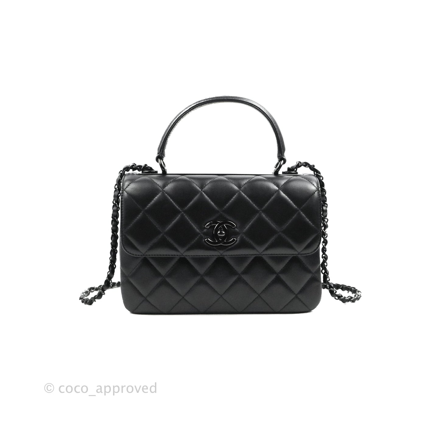Chanel Trendy CC Small So Black Lambskin
