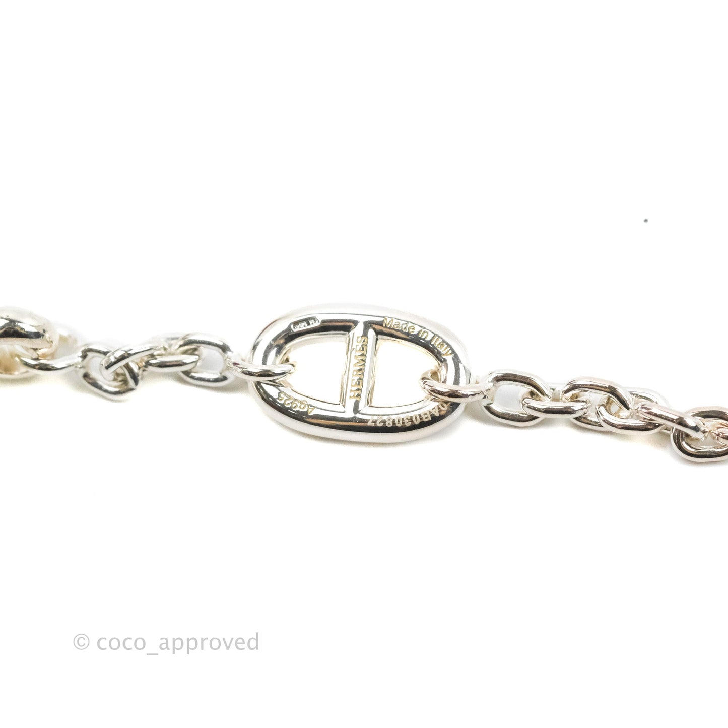Hermès Farandole Long Necklace Palladium Hardware