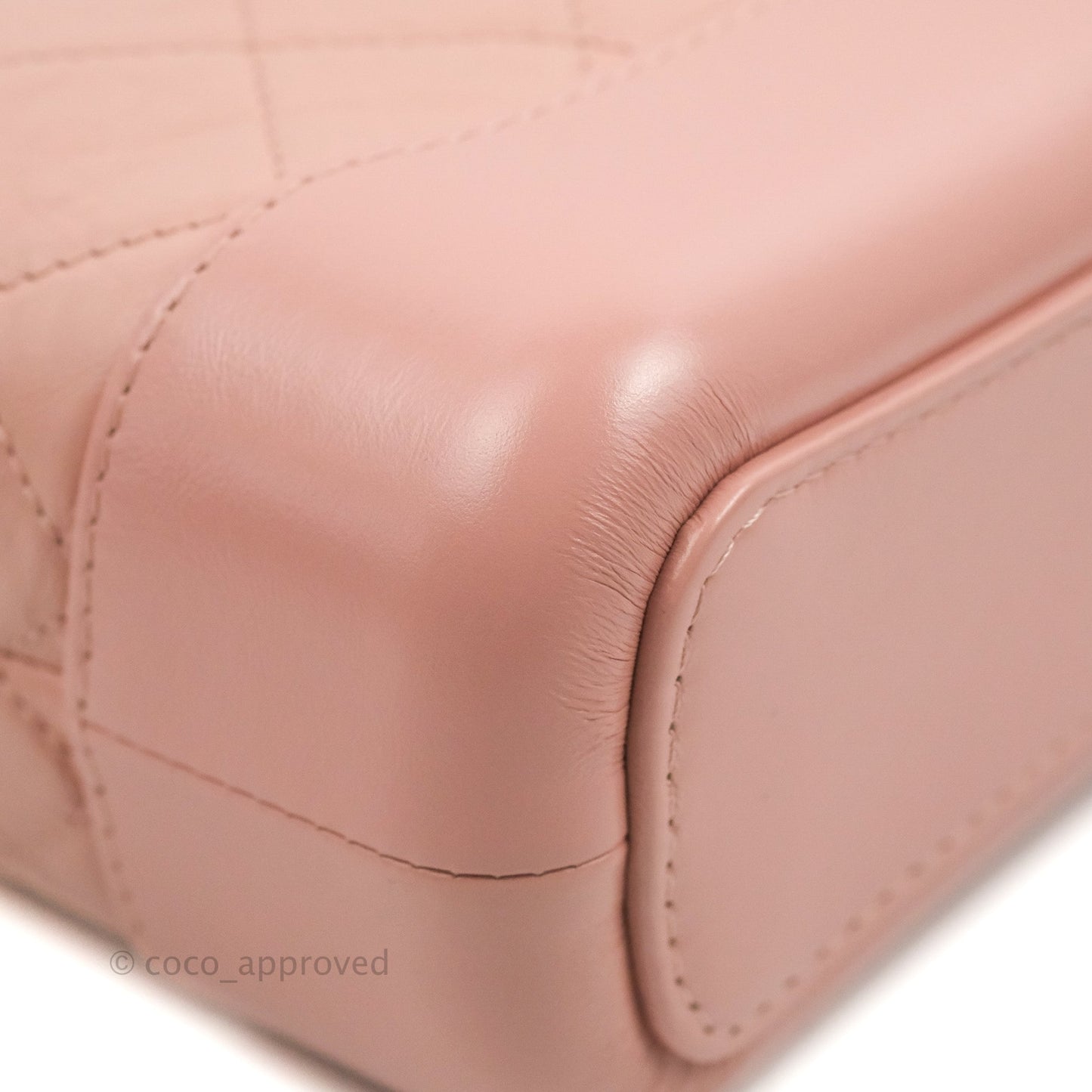 Chanel Small Gabrielle Hobo Quilted Pink Aged Calfskin