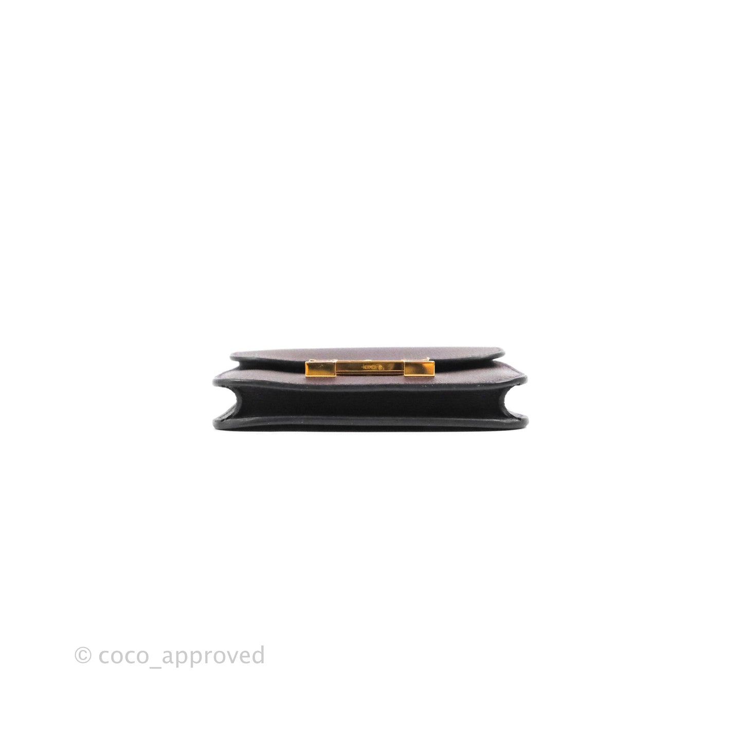 Hermès Constance Slim Wallet Rouge Sellier Evercolor Gold Hardware