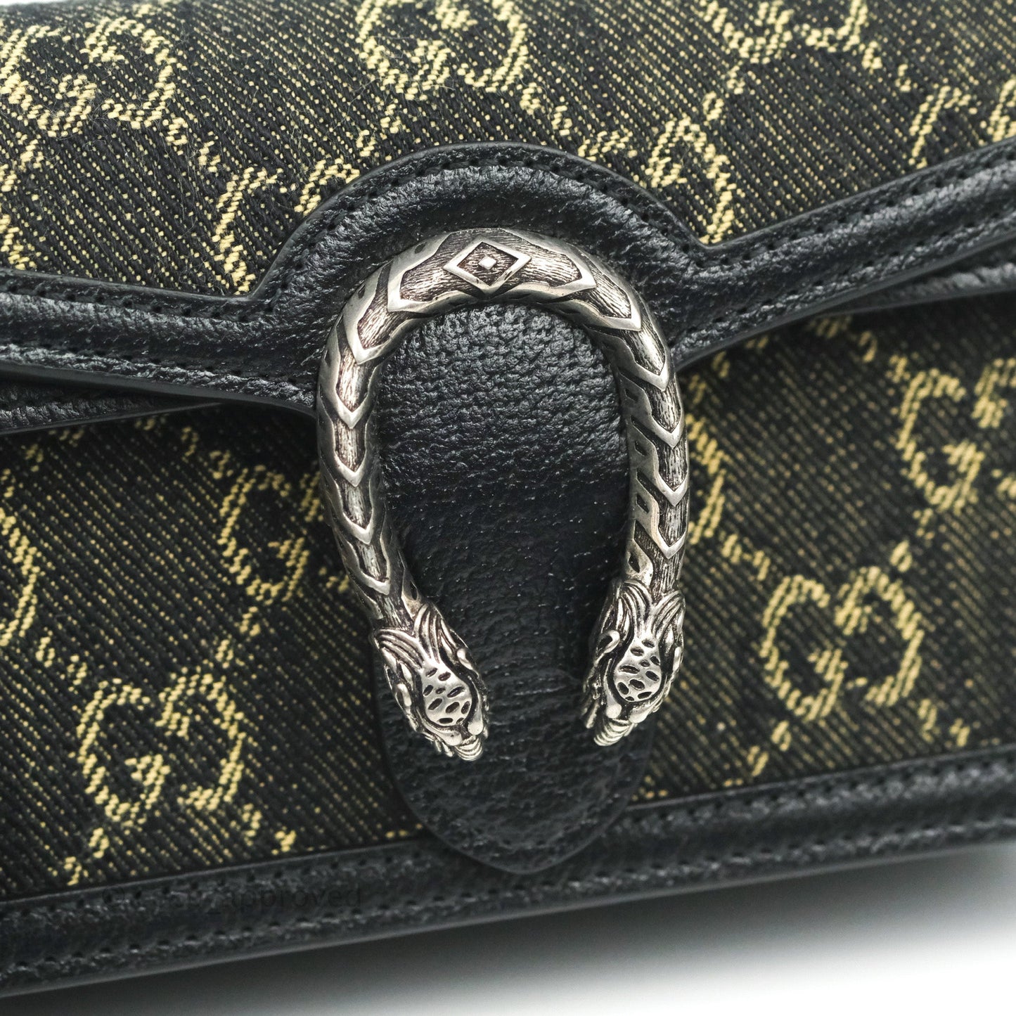 Gucci Dionysus GG Super Mini Crossbody Bag Ruthenium Hardware