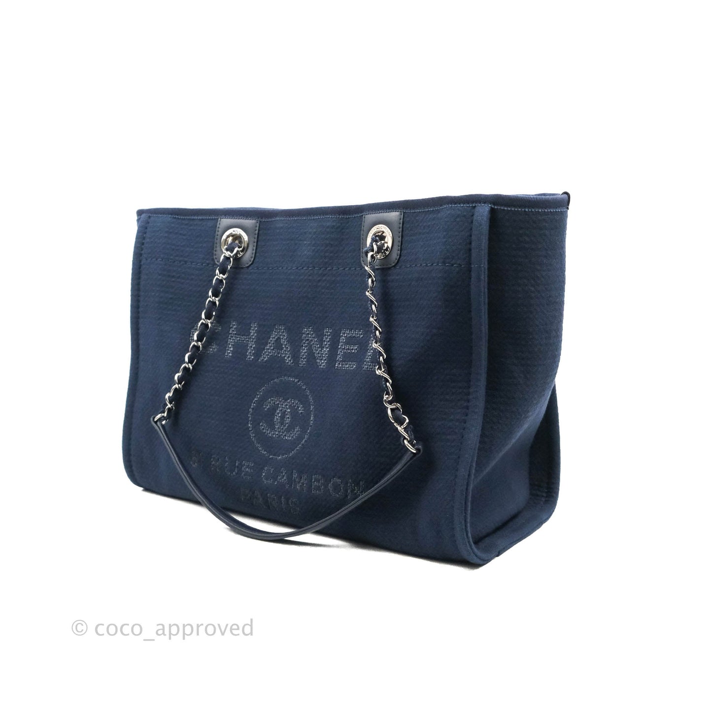Chanel Canvas Deauville Medium Navy