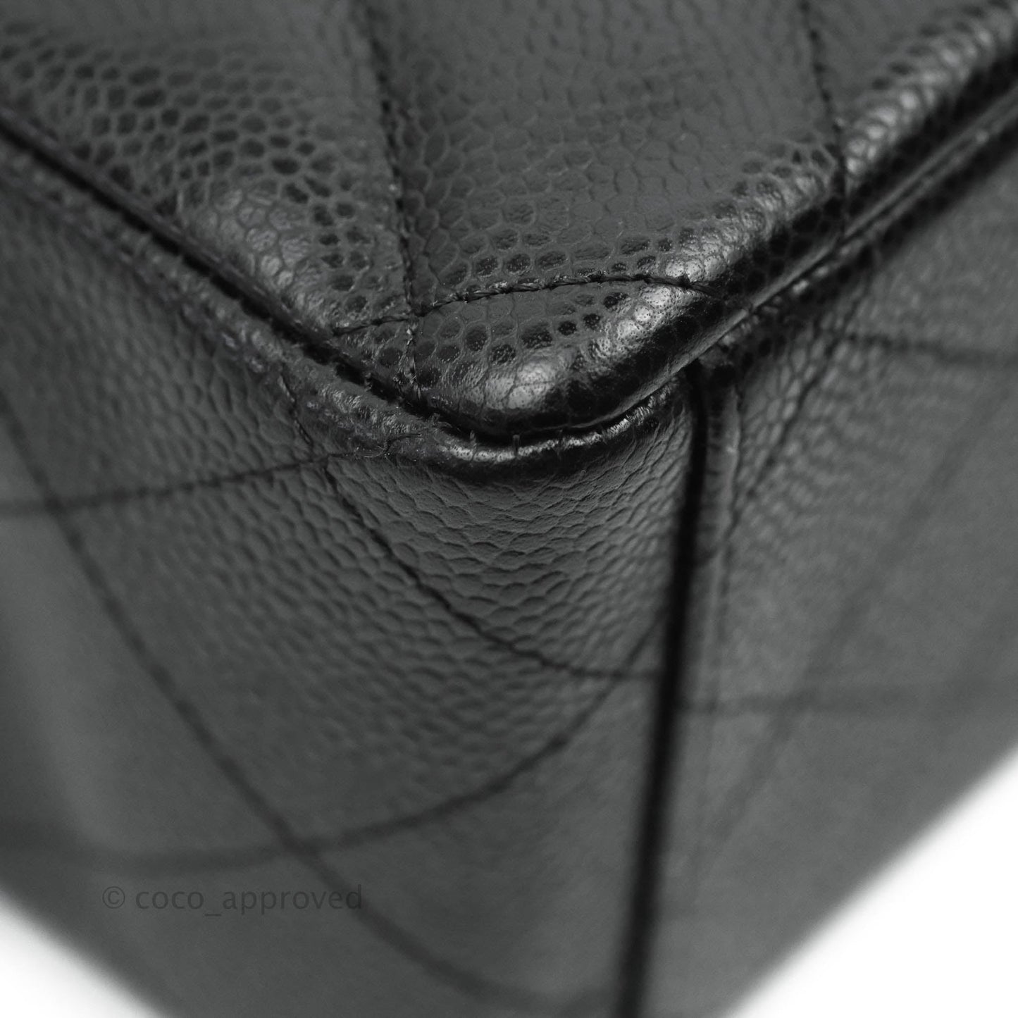Chanel Classic Double Flap Maxi Black Caviar Gold Hardware