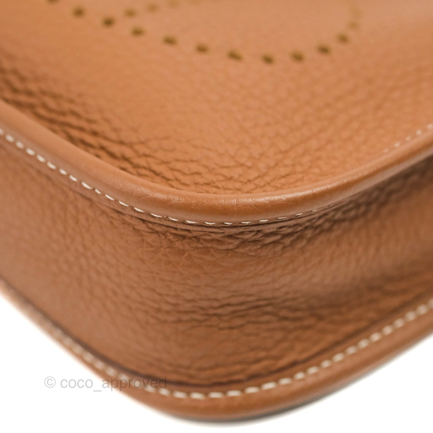 Hermès Mini Evelyne 16 Gold Clemence Palladium Hardware