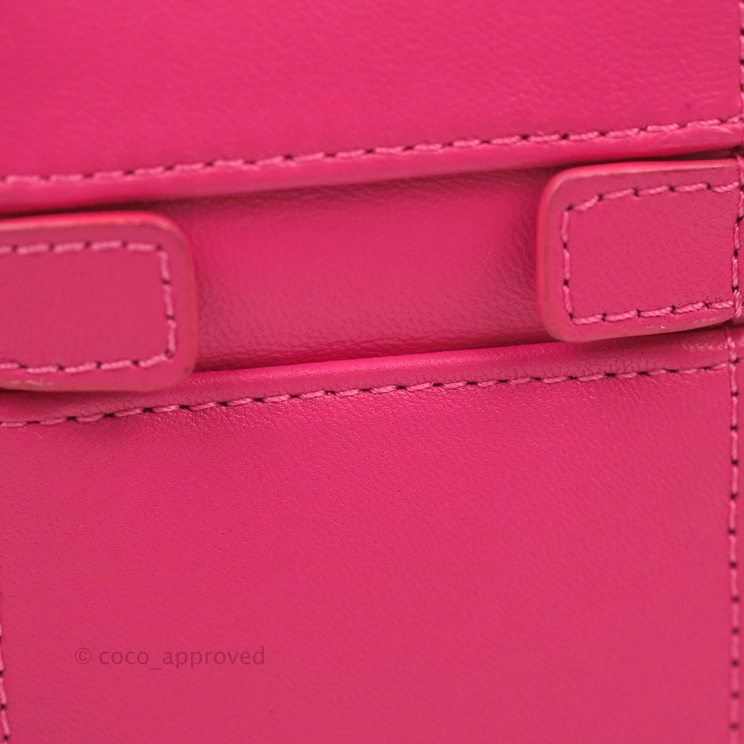 Chanel CC Mania Vanity Case Pink Lambskin Gold Hardware
