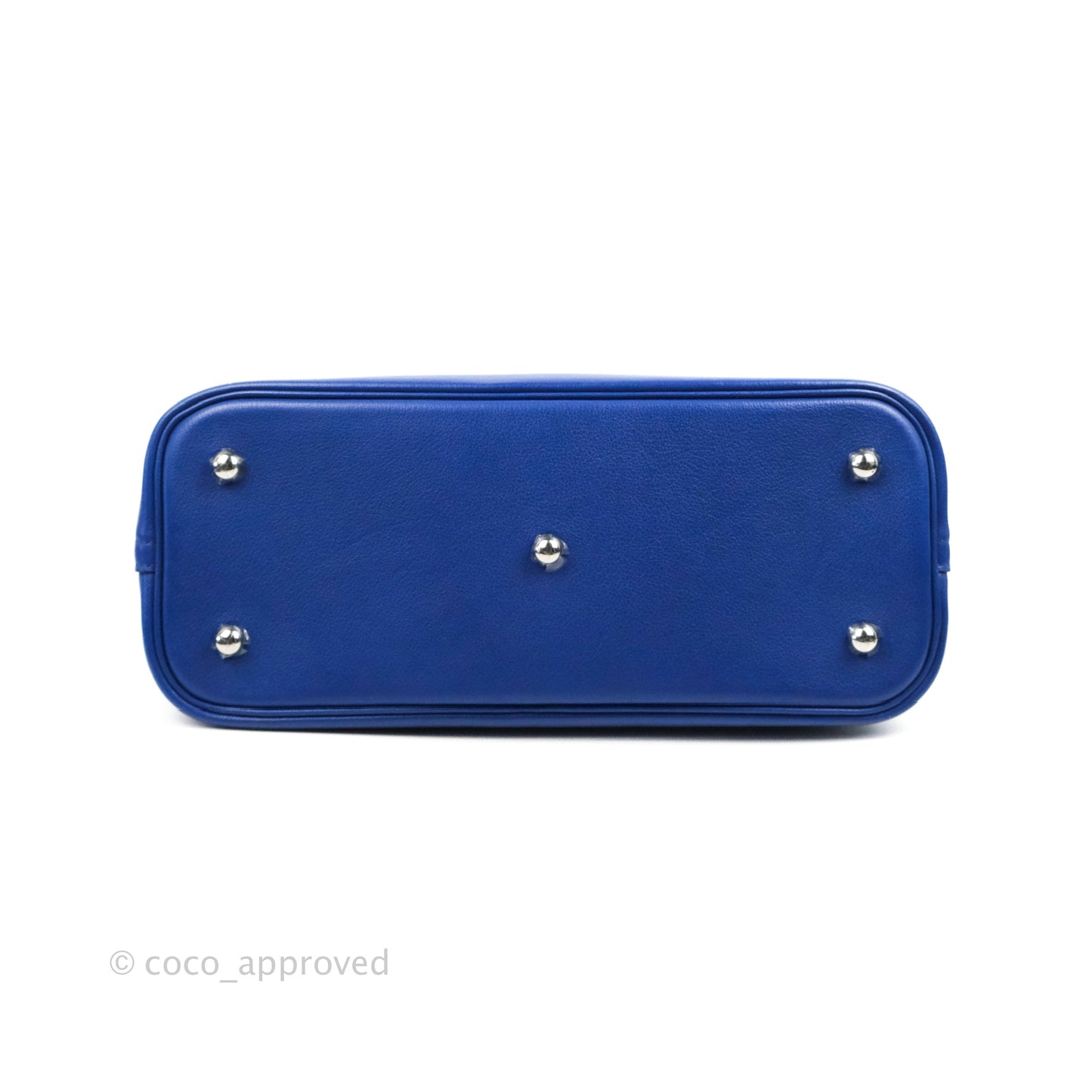 Hermès Bolide 1923 31 Bleu Royal Evercolor Palladium Hardware