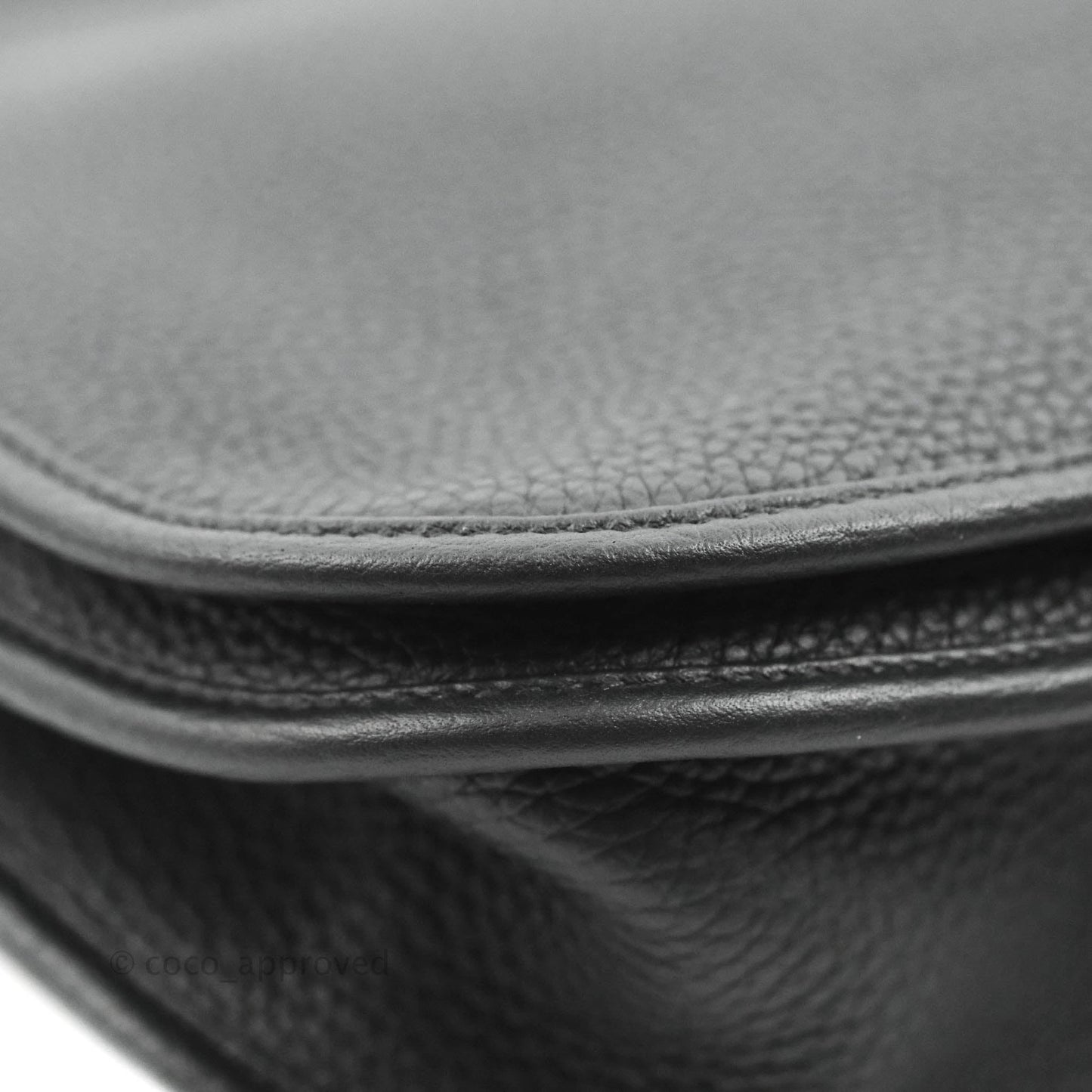 Hermes Evelyne III 29 Black Clemence Gold Hardware