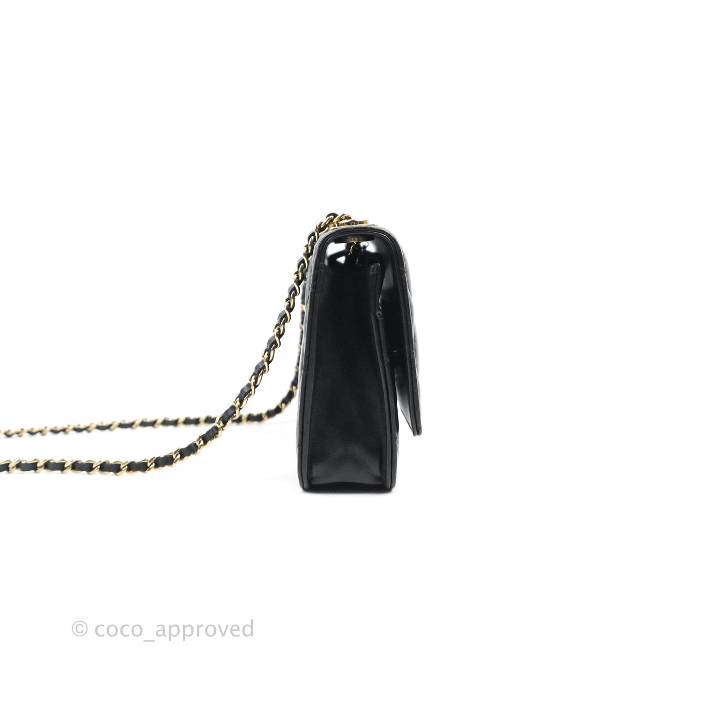 Chanel Trendy CC WOC Black Lambskin Gold Hardware