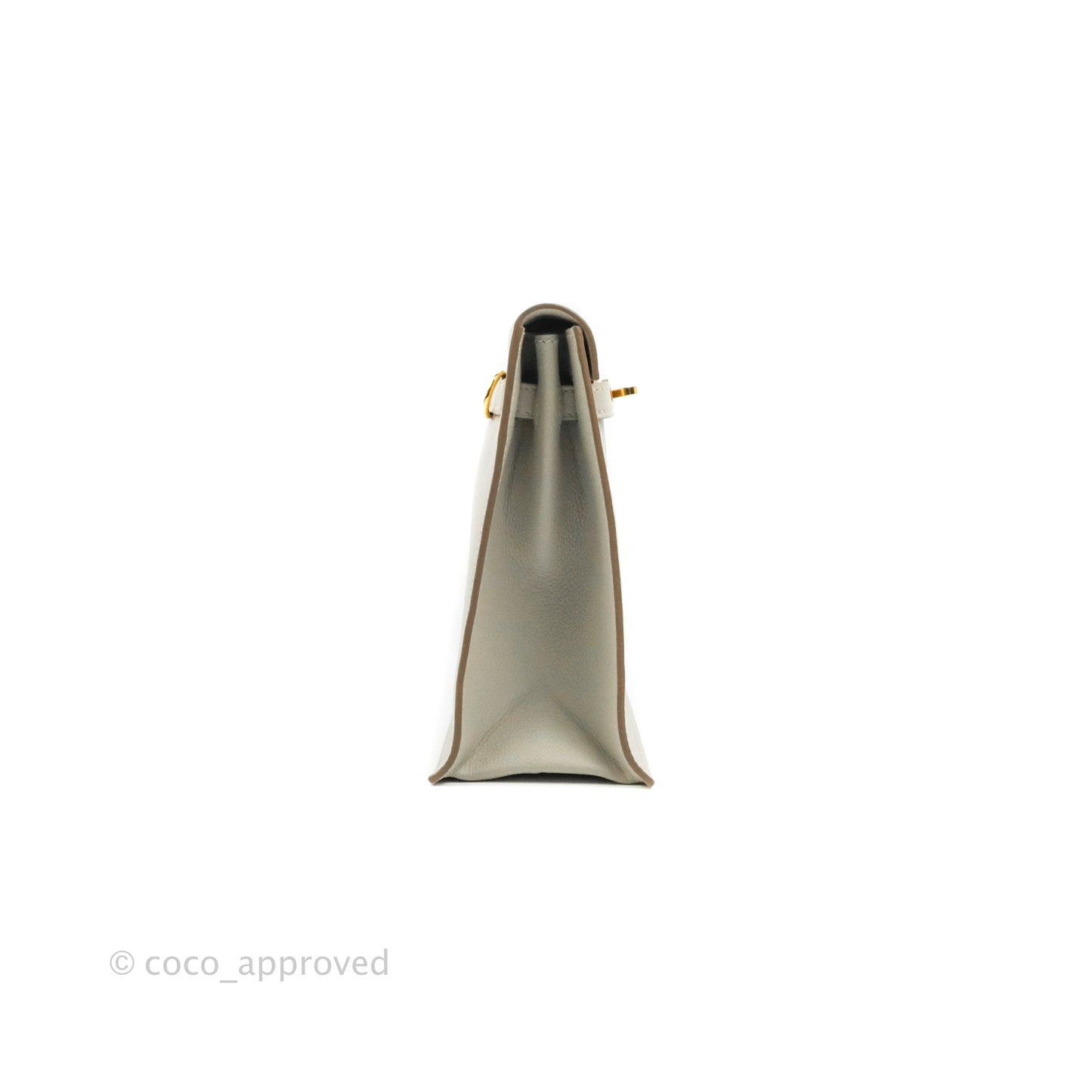 Hermès Kelly Danse II Bag Gris Perle 80 Evercolor Gold Hardware