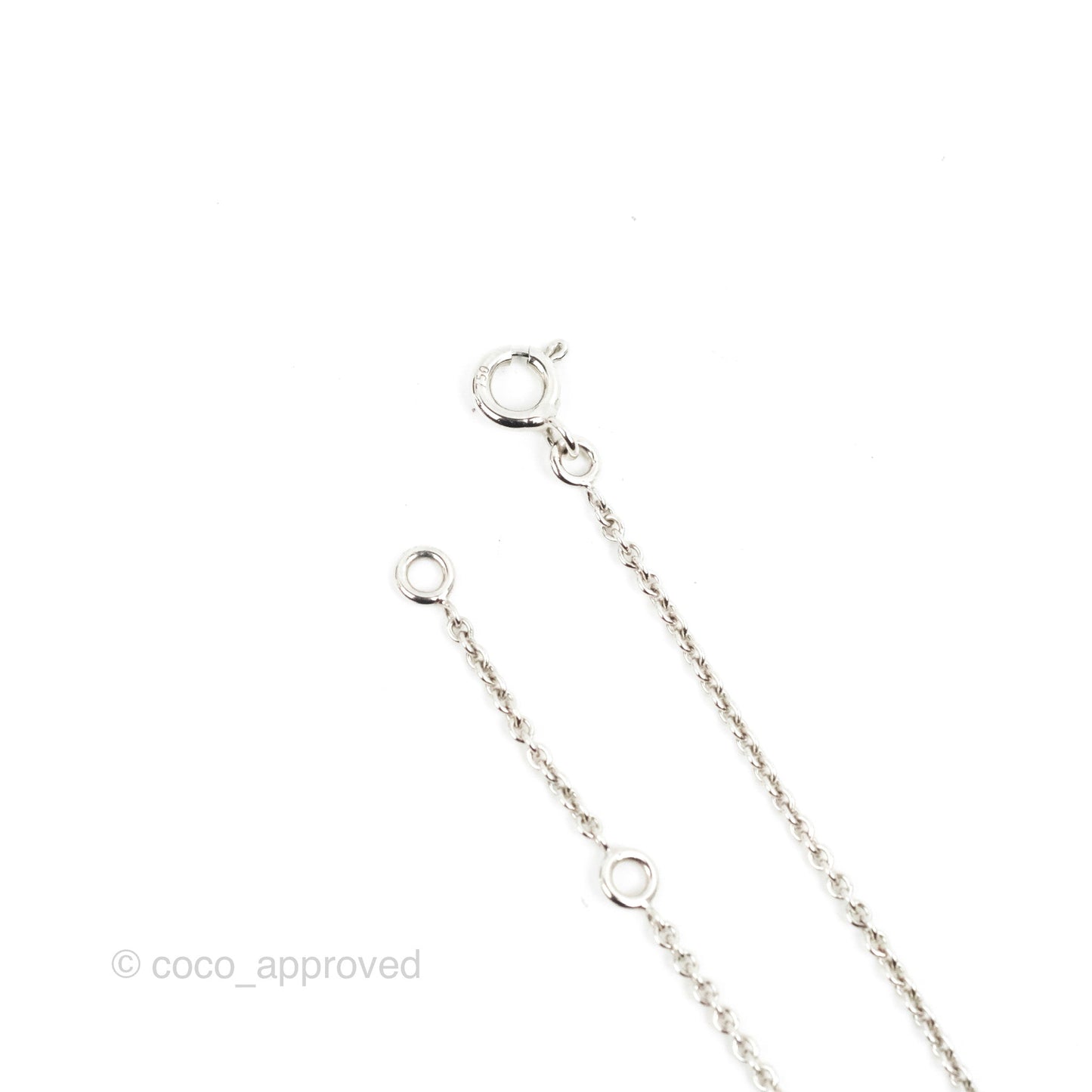 Hermès Constance Amulettes Diamonds Pendant Necklace White Gold