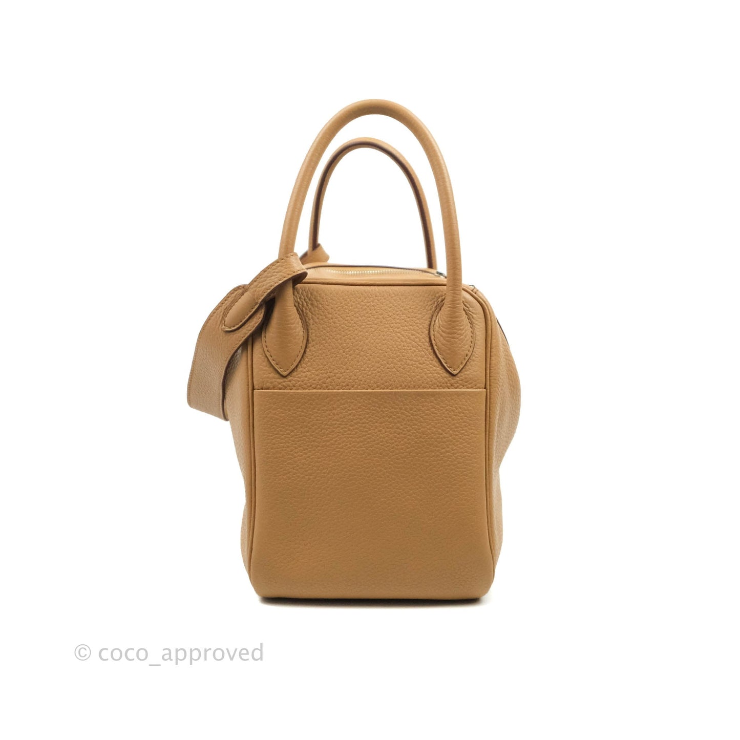 Hermès Lindy 30 Tabac Camel TC Palladium Hardware