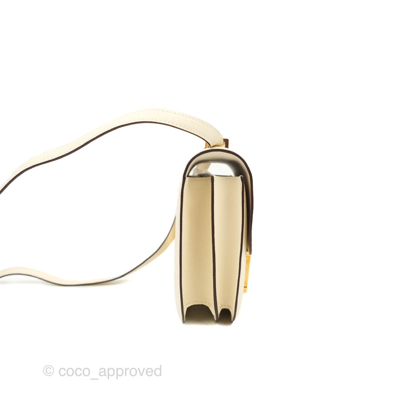 Hermès Constance Mini 18cm Nata Epsom Rose Gold Hardware