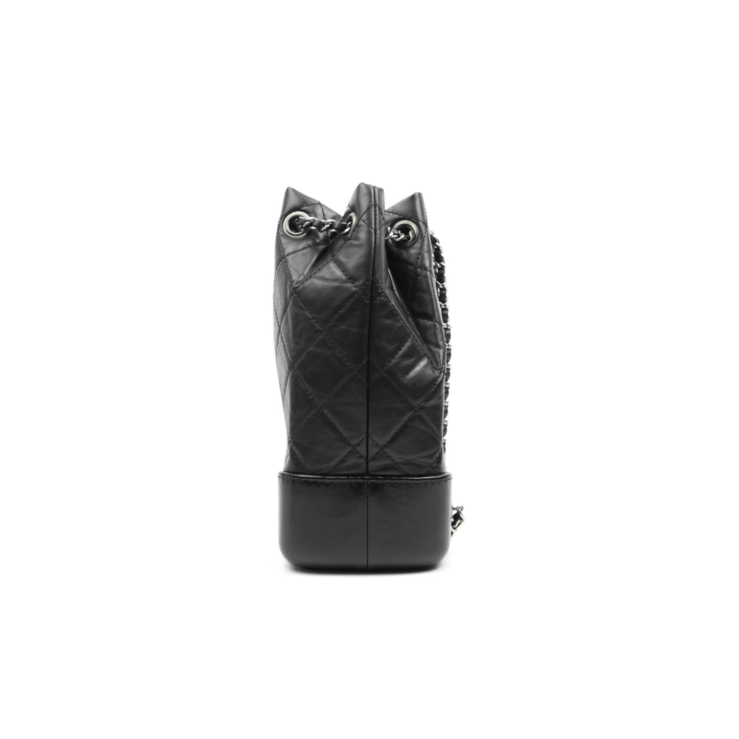 Chanel Small Gabrielle Backpack Black Aged Calfskin