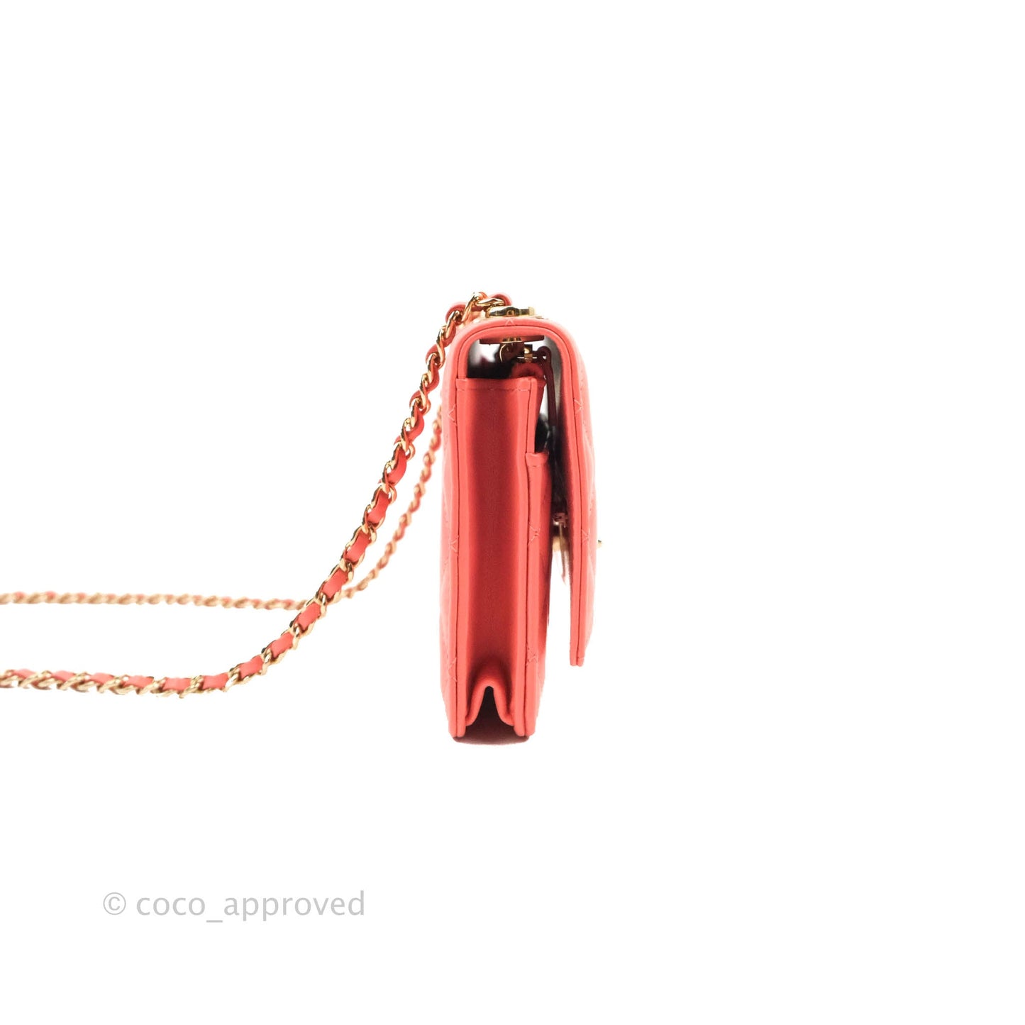 Chanel Trendy CC WOC Pink Lambskin Gold Hardware