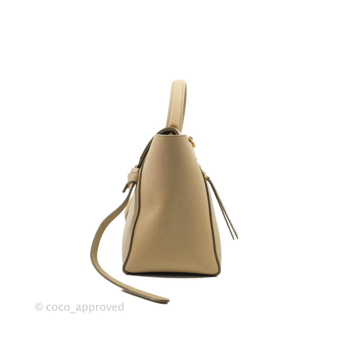 Celine Micro Belt Bag Light Taupe Grained Calfskin Gold Hardware