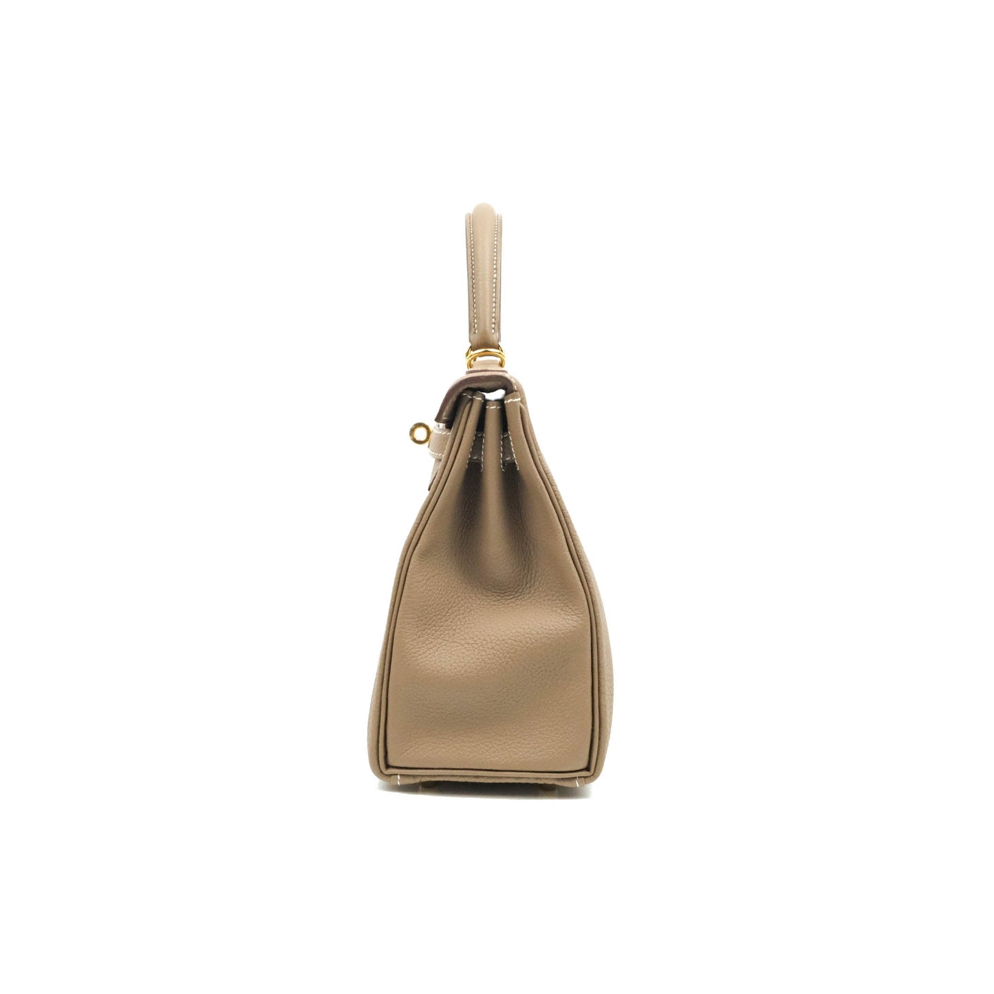 [DM to purchase] Hermès Retourne Kelly 25 Etoupe 18 Veau Togo Gold Hardware
