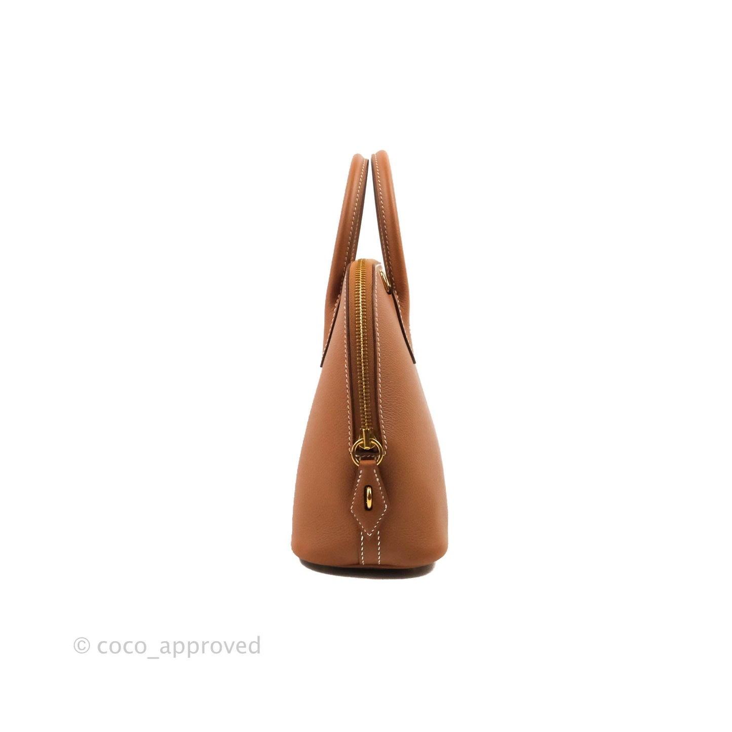 Hermès Bolide 1923 25 Gold Evercolor Gold Hardware