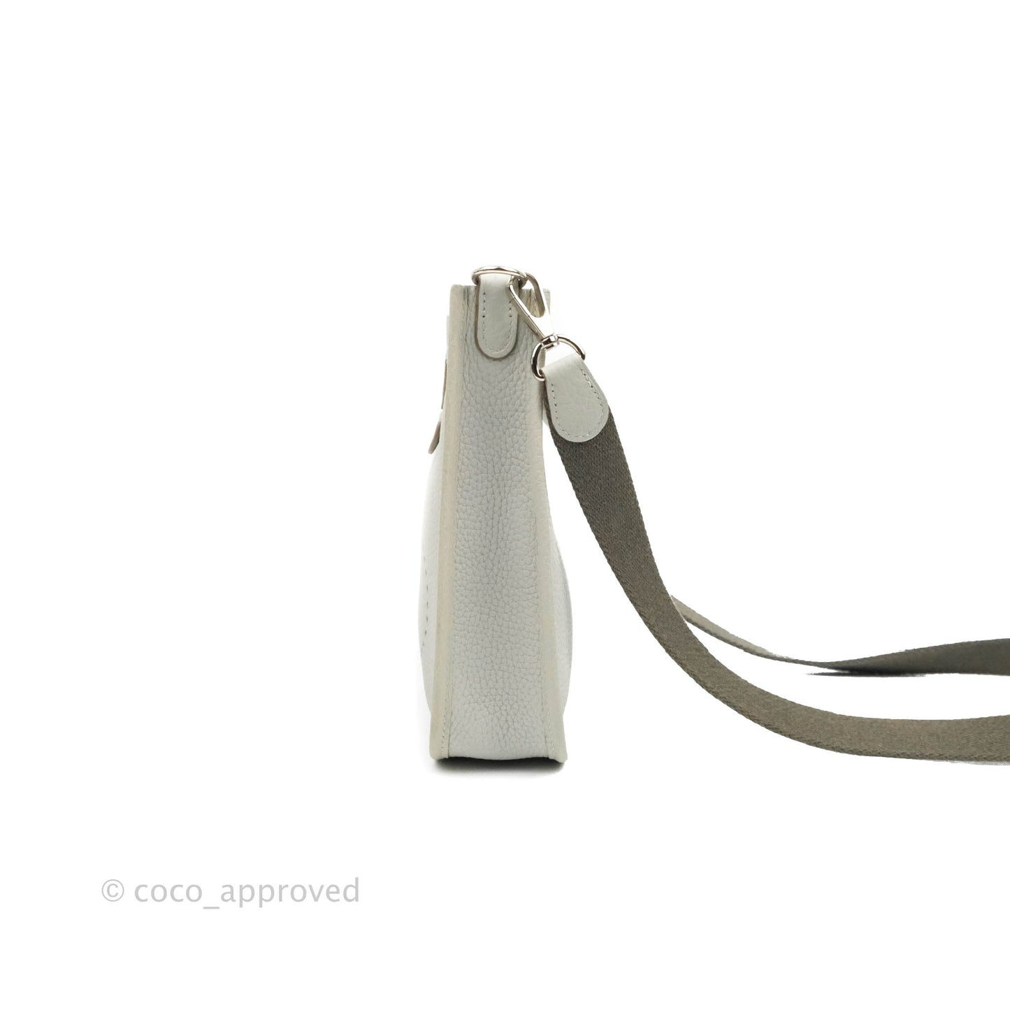 Hermès Mini Evelyne 16 Bleu Pal/ Gris Etain Amazone Palladium Hardware