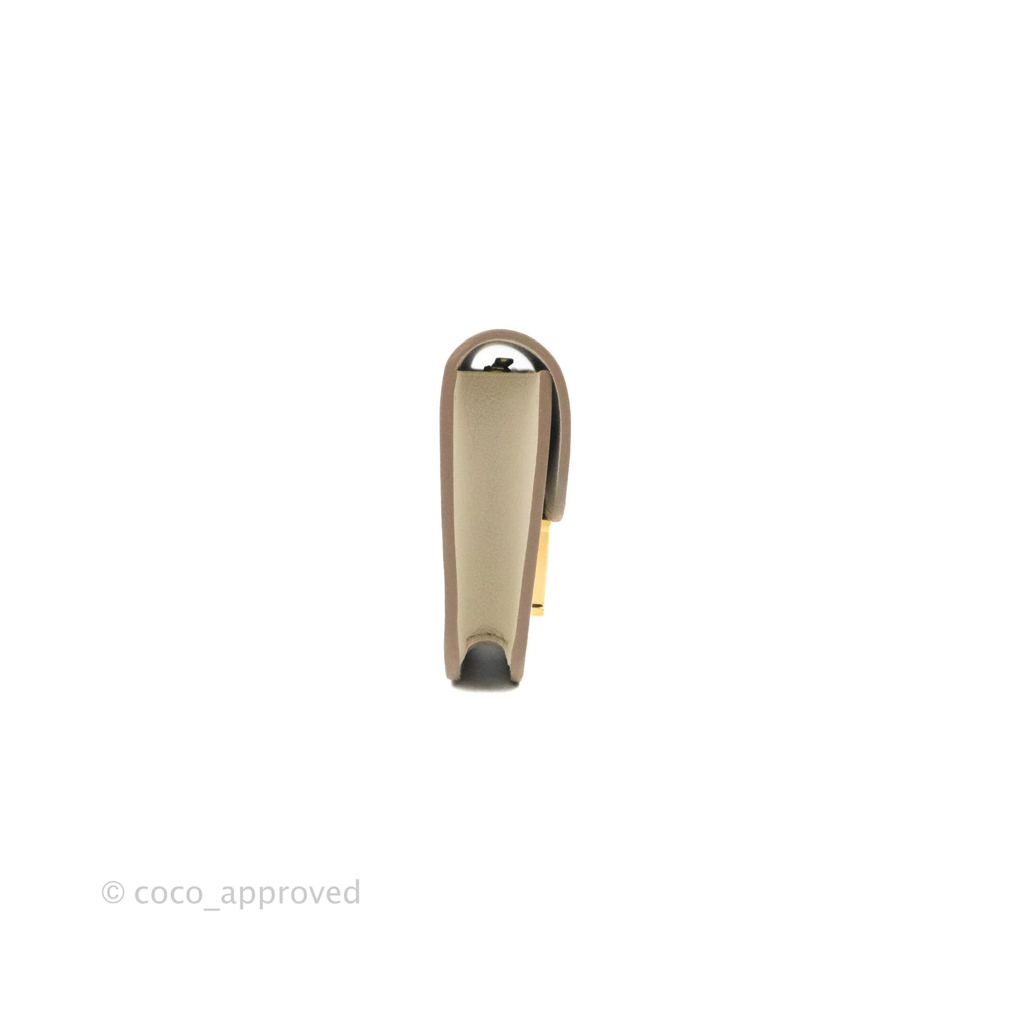 Hermès Constance Slim Wallet Beton Evercolor Gold Hardware