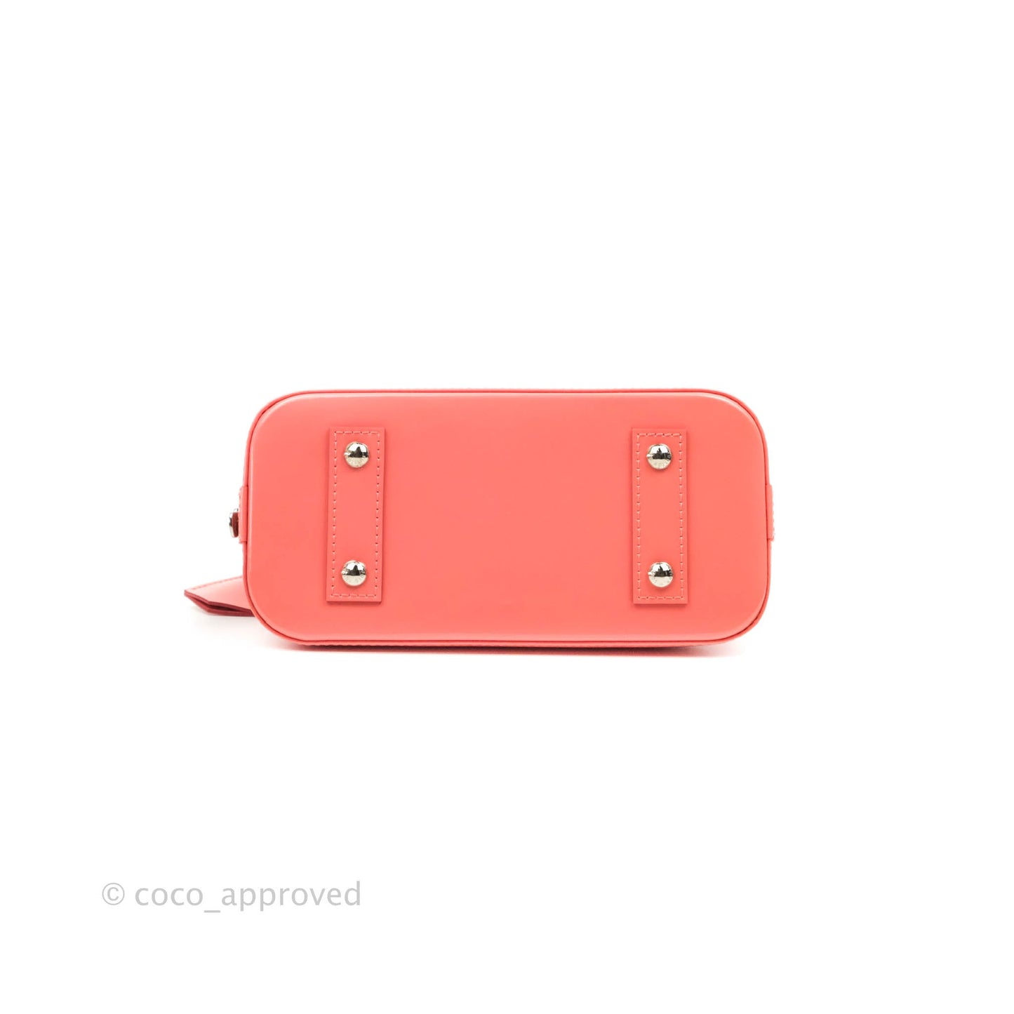 Louis Vuitton Alma BB Patent Pink Silver Hardware