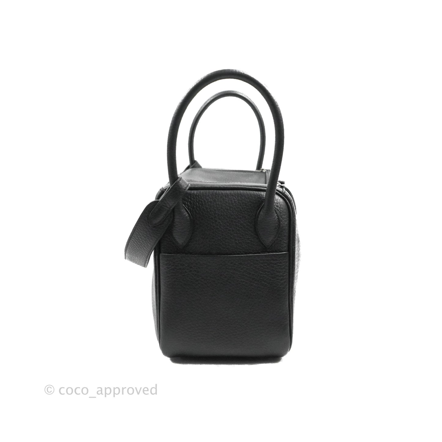 Hermès Lindy 26 Black Taurillon Clemence Palladium Hardware