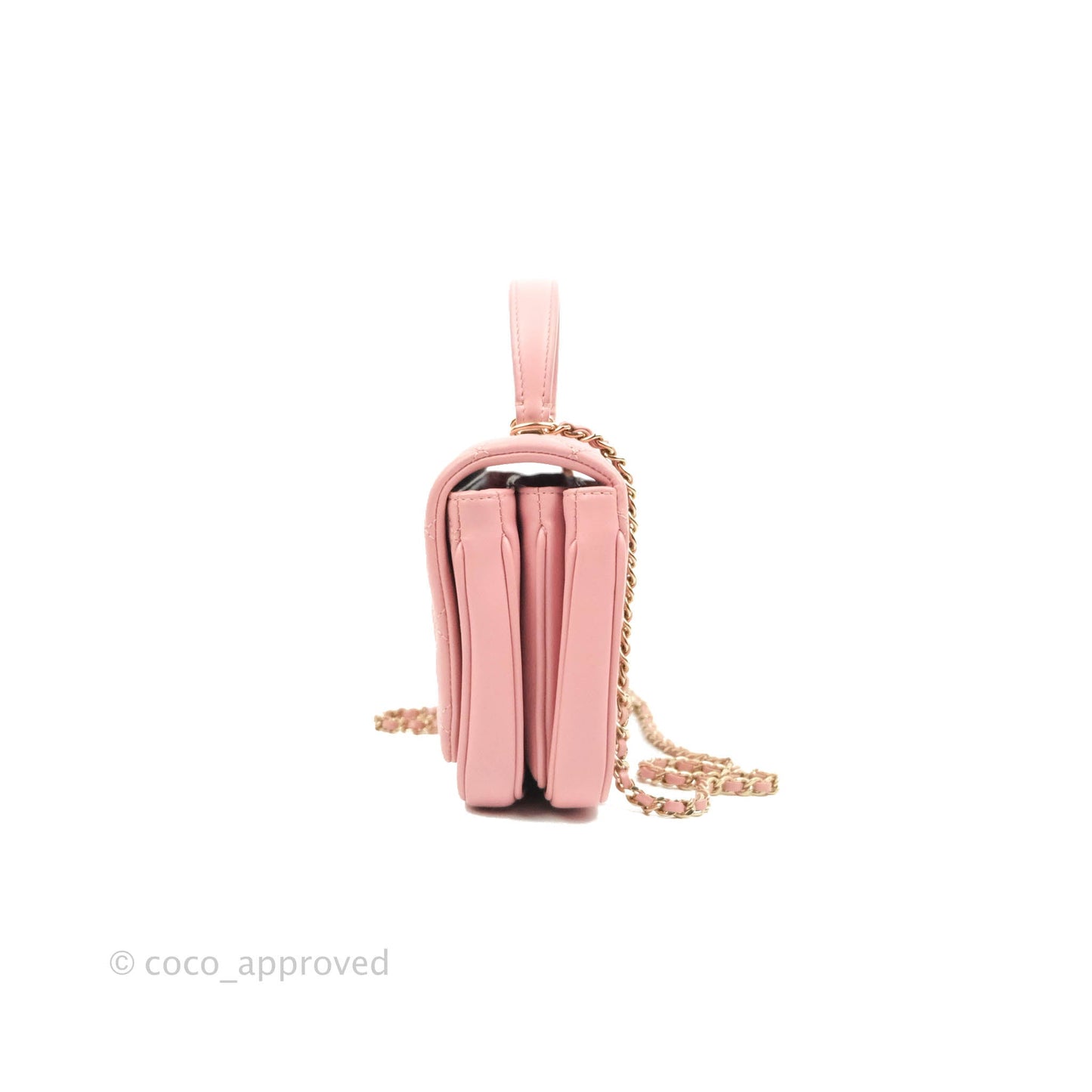 Chanel Citizen Chic Mini Flap Bag Pink Lambskin Gold Hardware