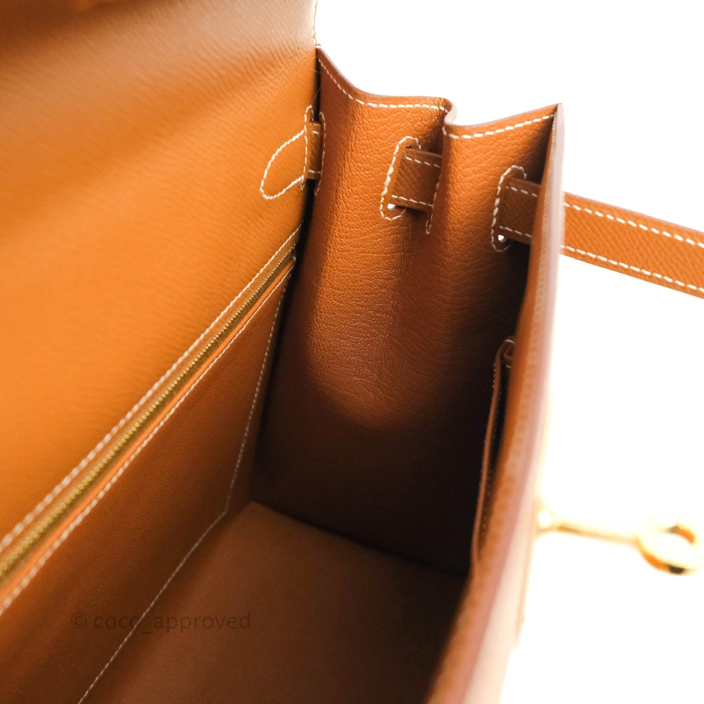 Hermès Kelly 28 Gold Epsom Gold Hardware