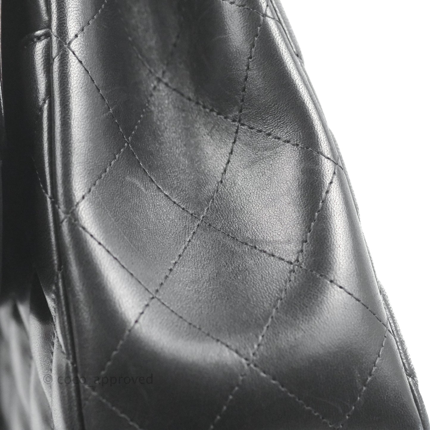 Chanel Jumbo Double Flap Black Lambskin Silver Hardware⁣⁣