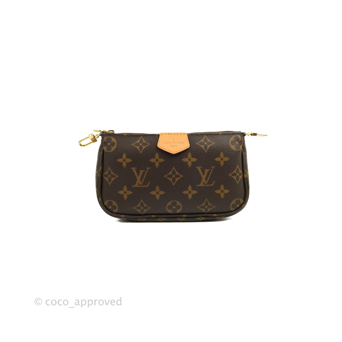Louis Vuitton Multi Pochette Accessories Khaki Monogram Canvas
