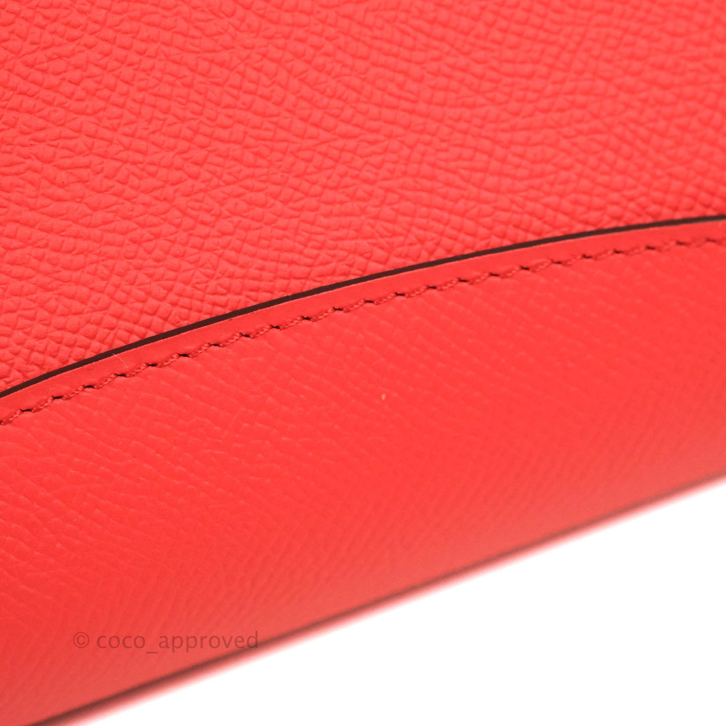 Moynat Gabrielle PM Bag Red Calfskin Silver Hardware