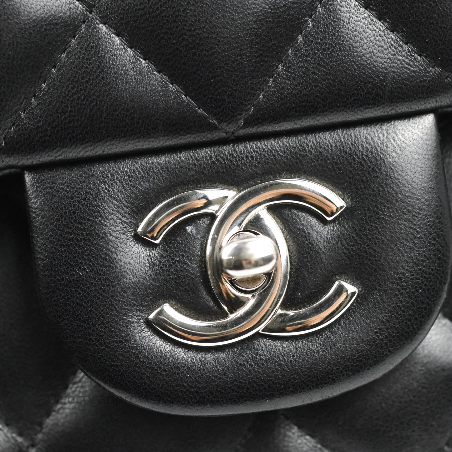 Chanel Jumbo Double Flap Black Lambskin Silver Hardware⁣⁣