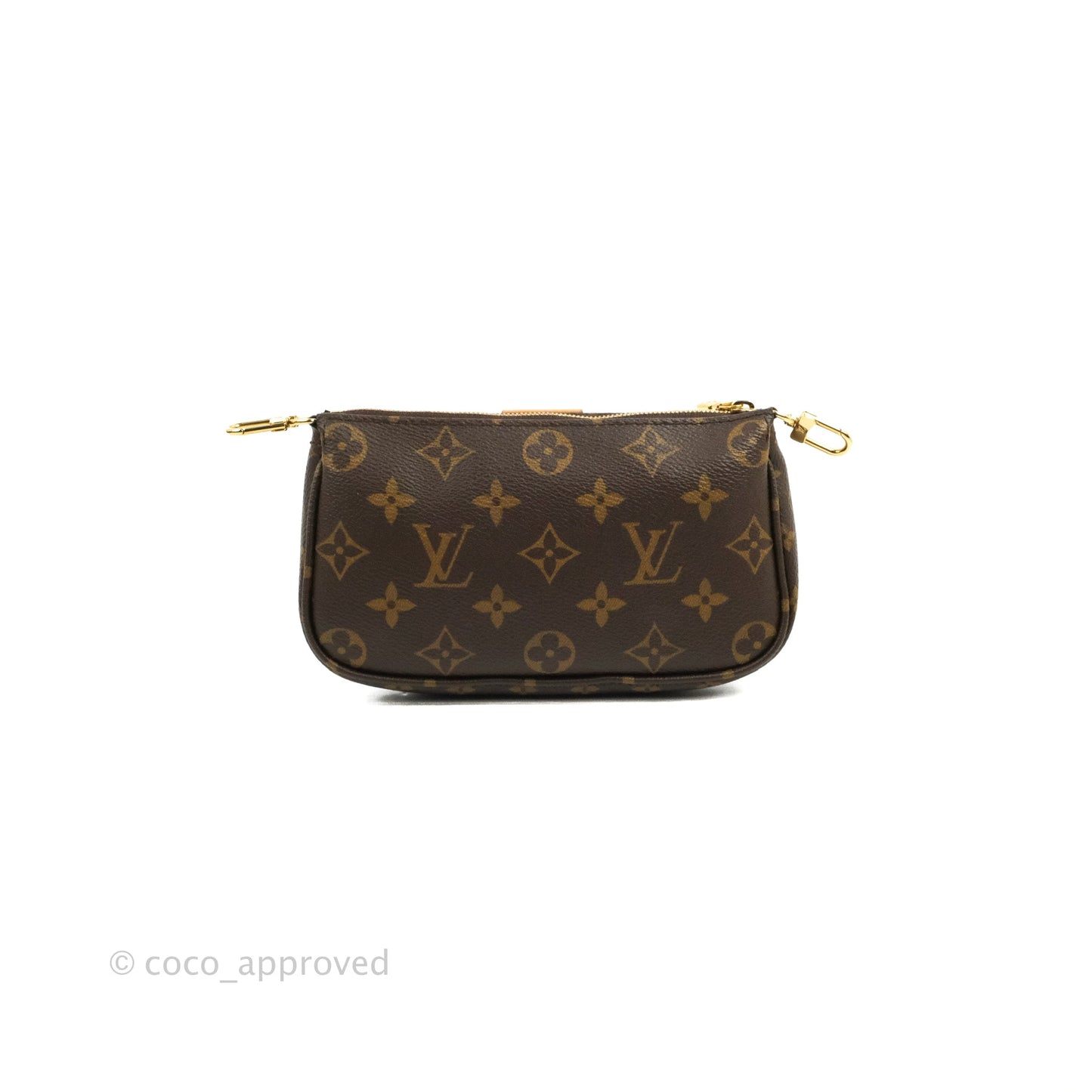 Louis Vuitton Multi Pochette Accessories Khaki Monogram Canvas