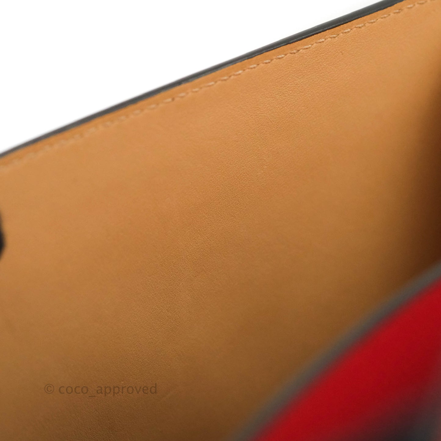 Moynat Gabrielle PM Bag Red Calfskin Silver Hardware