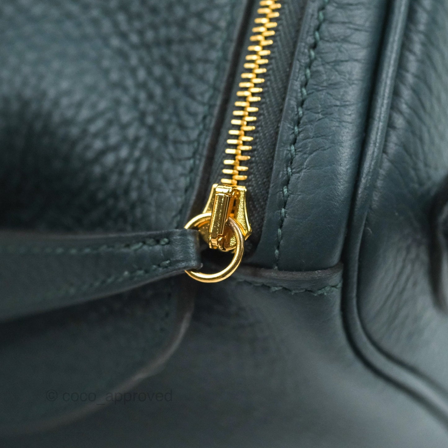 Hermès Lindy 26 Vert Cypress Clemence Gold Hardware