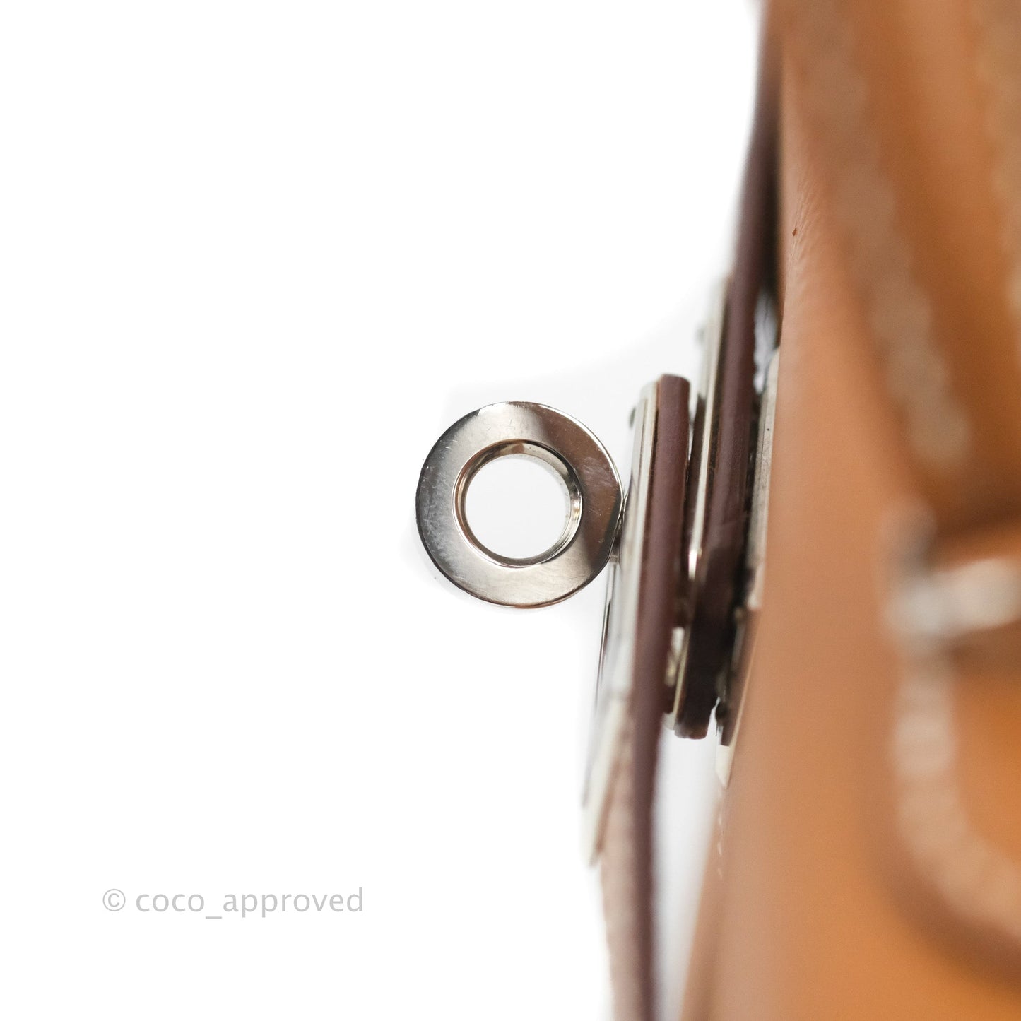 Hermès Mini Kelly II Sellier Gold Epsom Palladium Hardware