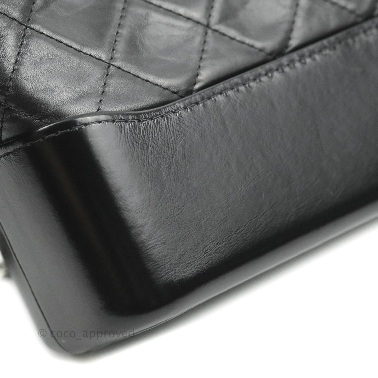 Chanel New Medium Gabrielle Hobo Black Aged Calfskin Mixed Hardware