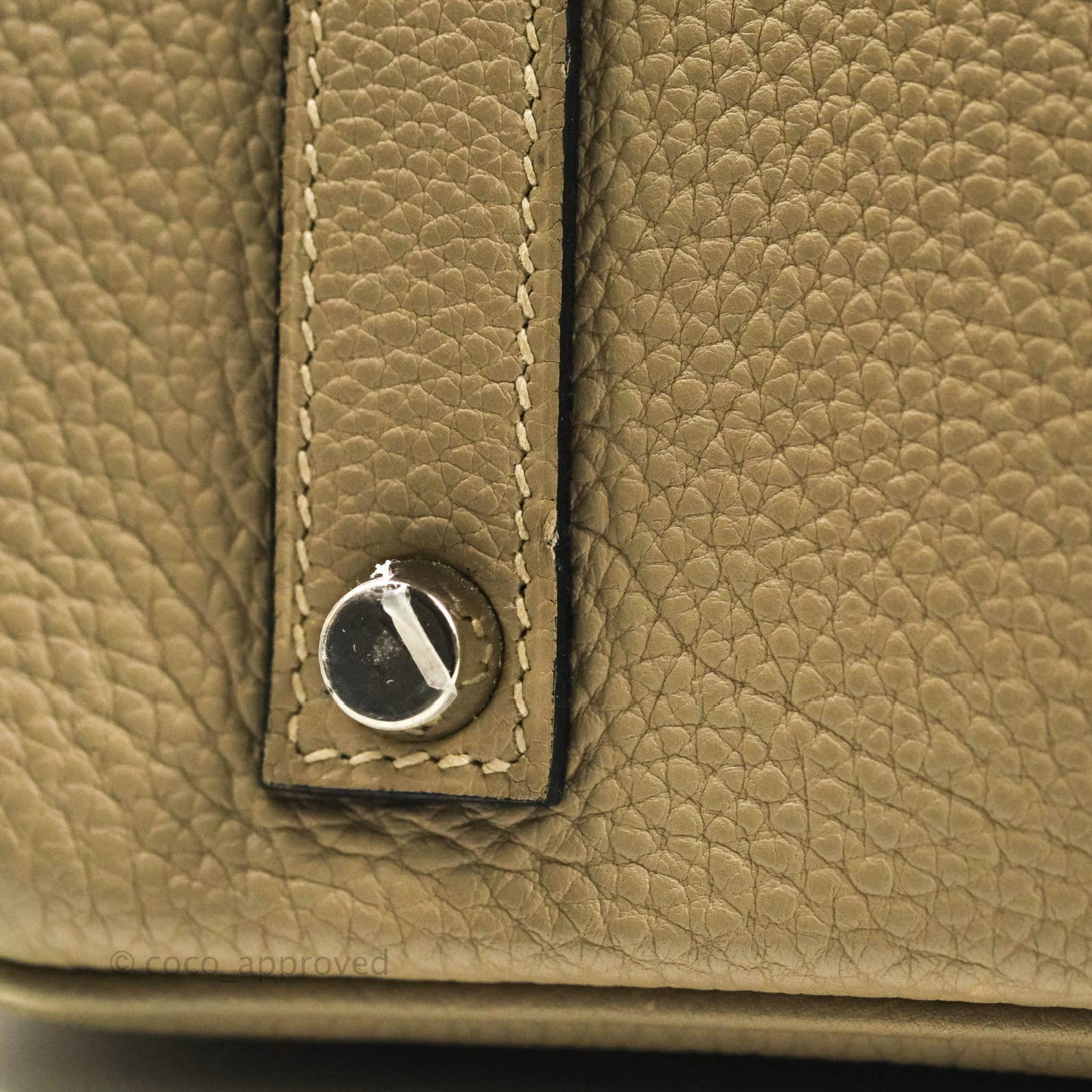 Hermès Birkin 35 Togo Gris Tourterelle Palladium Hardware
