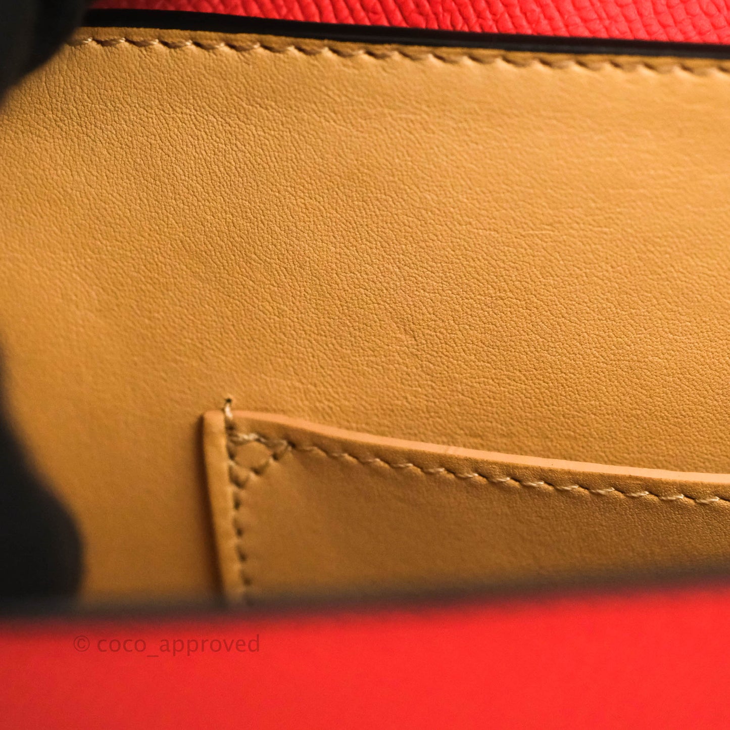 Moynat Gabrielle PM Bag Red Calfskin Silver Hardware