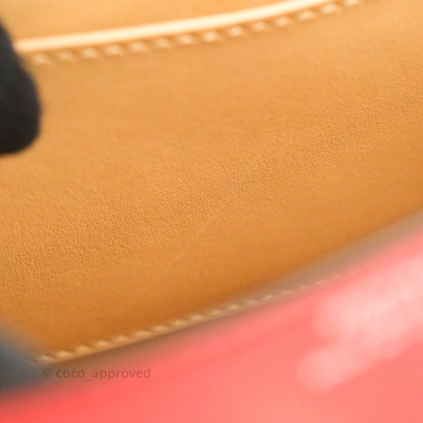 Moynat Gabrielle PM Bag Red Calfskin Silver Hardware