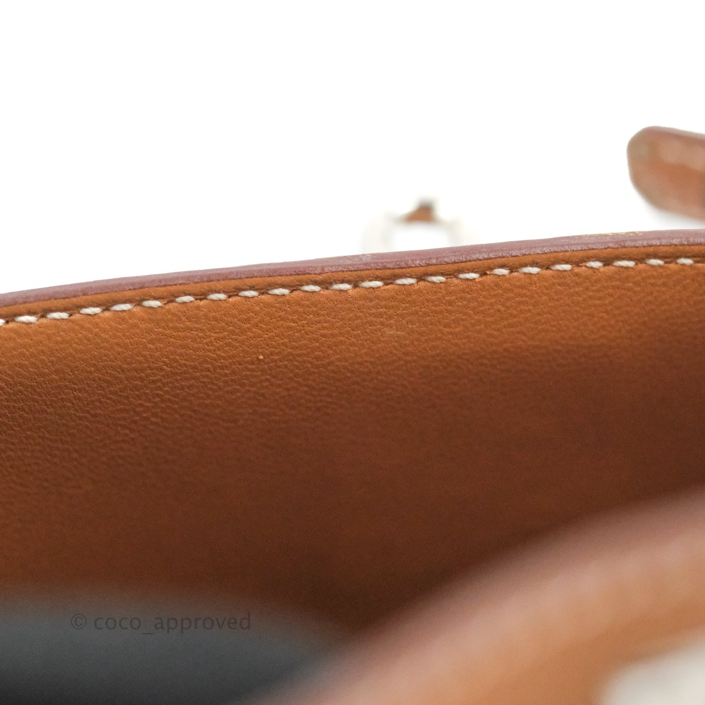 Hermès Mini Kelly II Sellier Gold Epsom Palladium Hardware