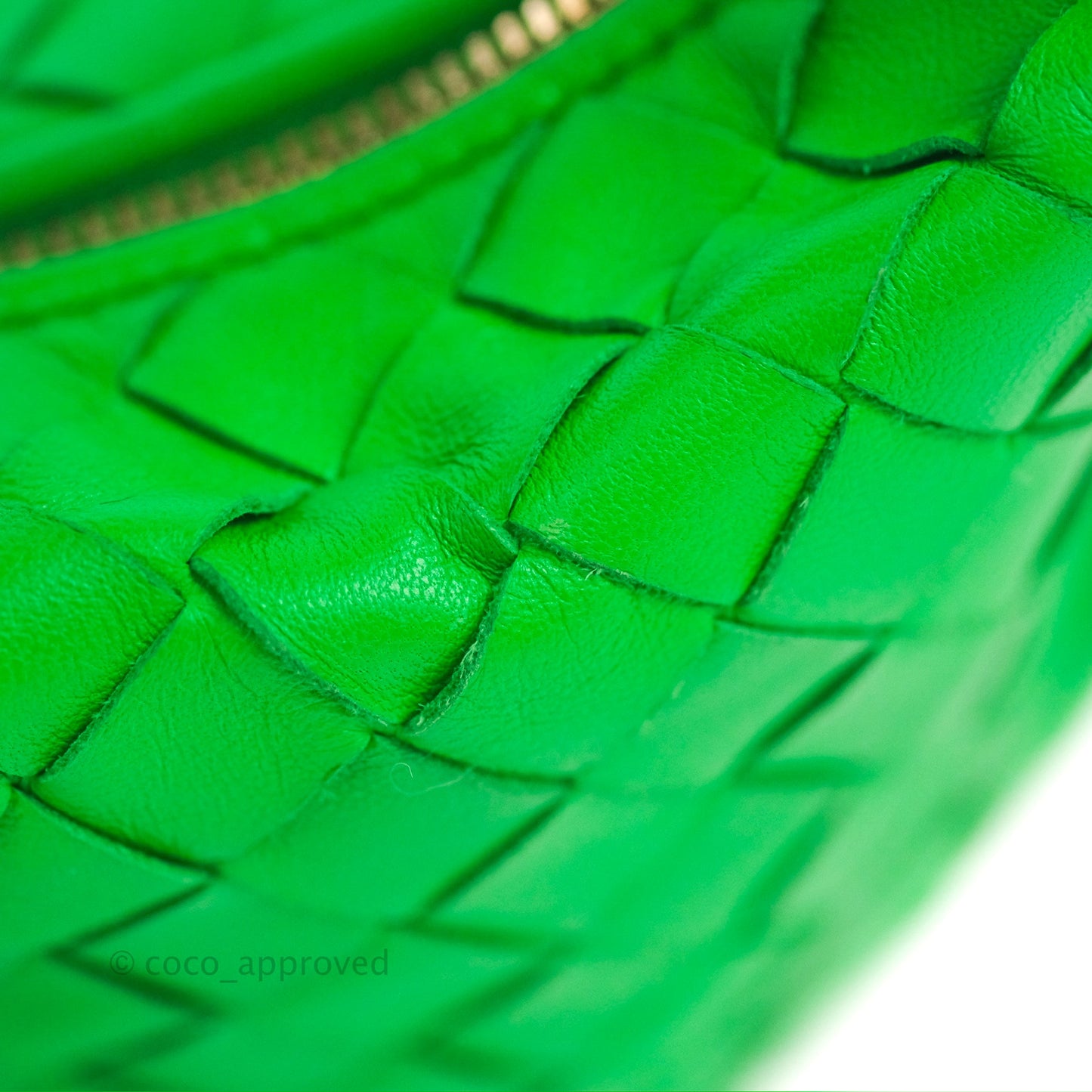 Bottega Veneta Mini Jodie Bag Green Intrecciato Lambskin