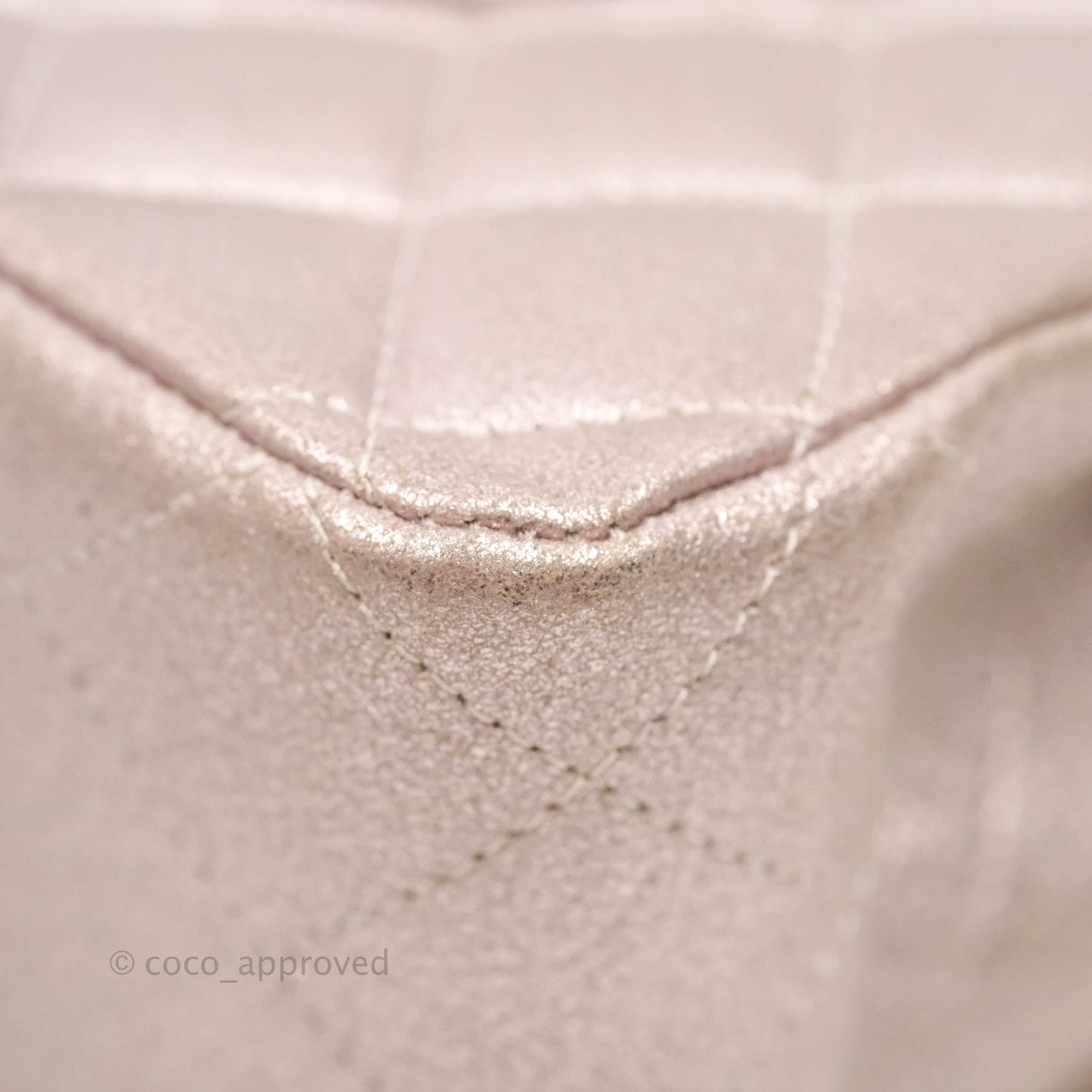 Chanel Classic M/L Medium Double Flap Rose Gold Pink Lambskin Gold Hardware