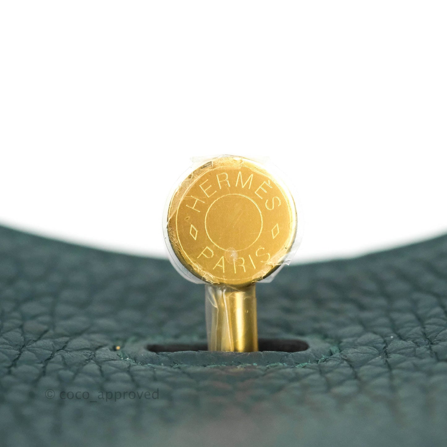 Hermès Lindy 26 Vert Cypress Clemence Gold Hardware